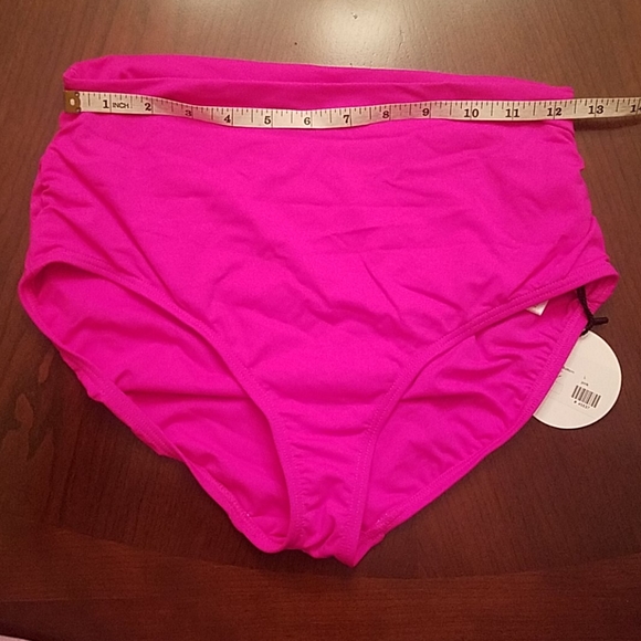 🔥Anne Cole high waist convert Shirred Bot pink - Picture 6 of 8